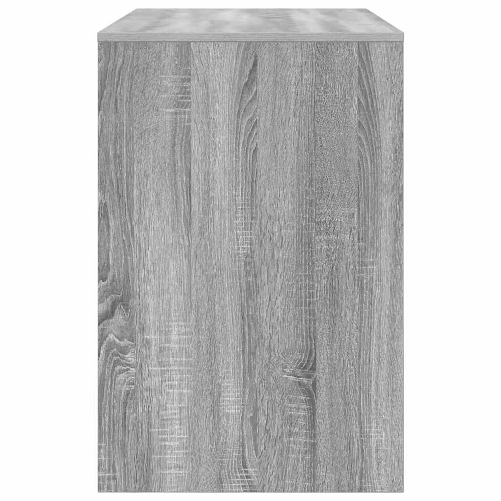 Stol s policom Siva Sonoma 102 x 50 x 75 cm Konstruirano drvo