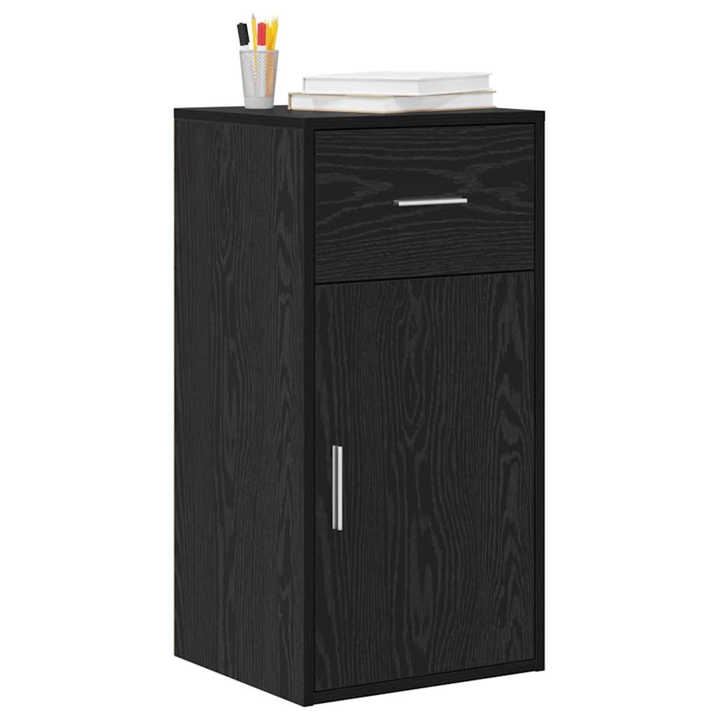 Kreveta s ladicama Crni hrast 38 x 34 x 75 cm