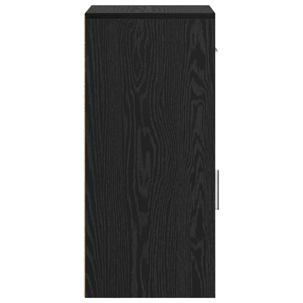 Kreveta s ladicama Crni hrast 38 x 34 x 75 cm