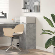 Kreveta s ladicama Betonski sivi 38 x 34 x 75 cm