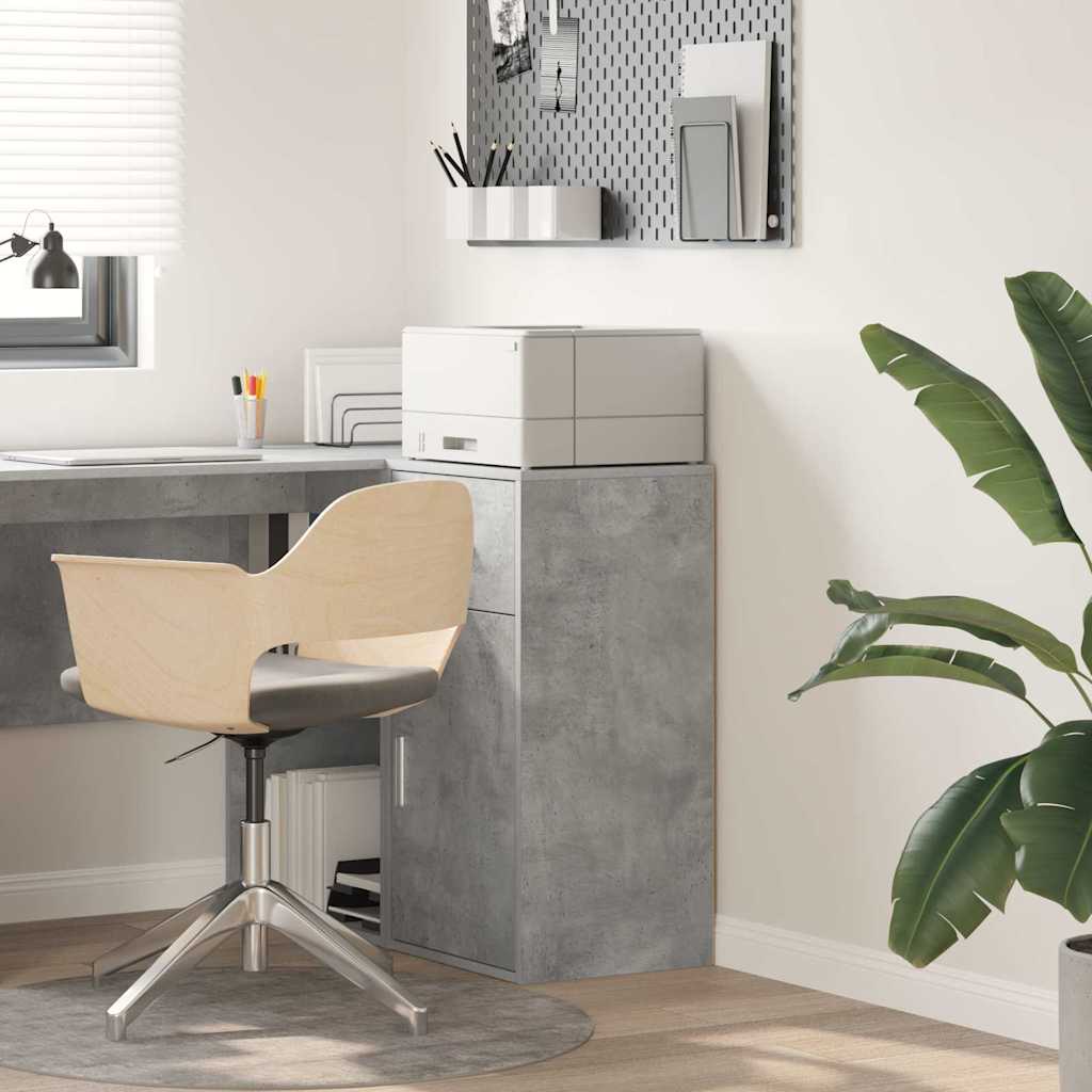 Kreveta s ladicama Betonski sivi 38 x 34 x 75 cm