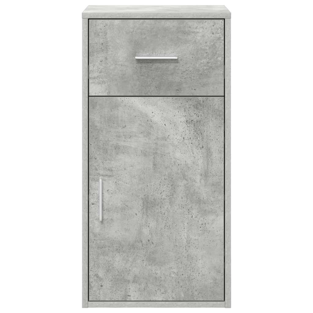 Kreveta s ladicama Betonski sivi 38 x 34 x 75 cm
