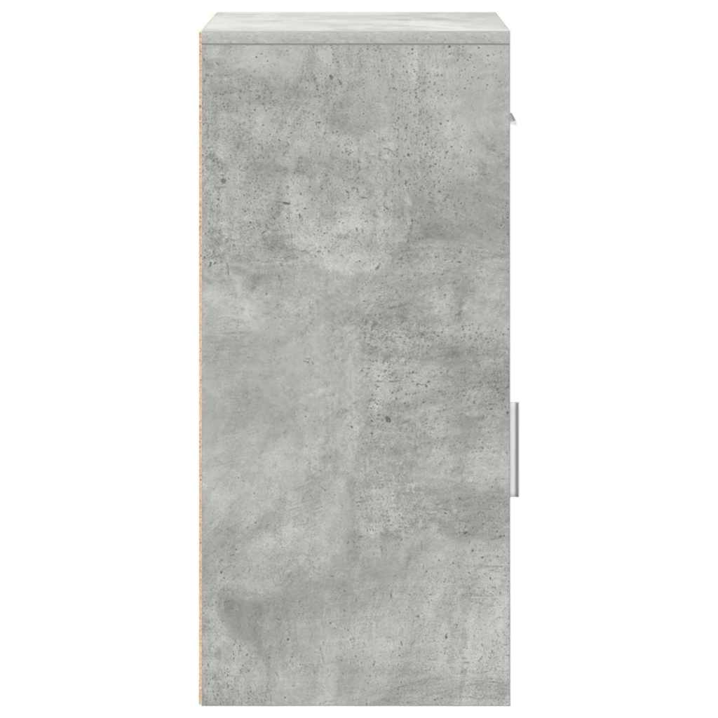 Kreveta s ladicama Betonski sivi 38 x 34 x 75 cm