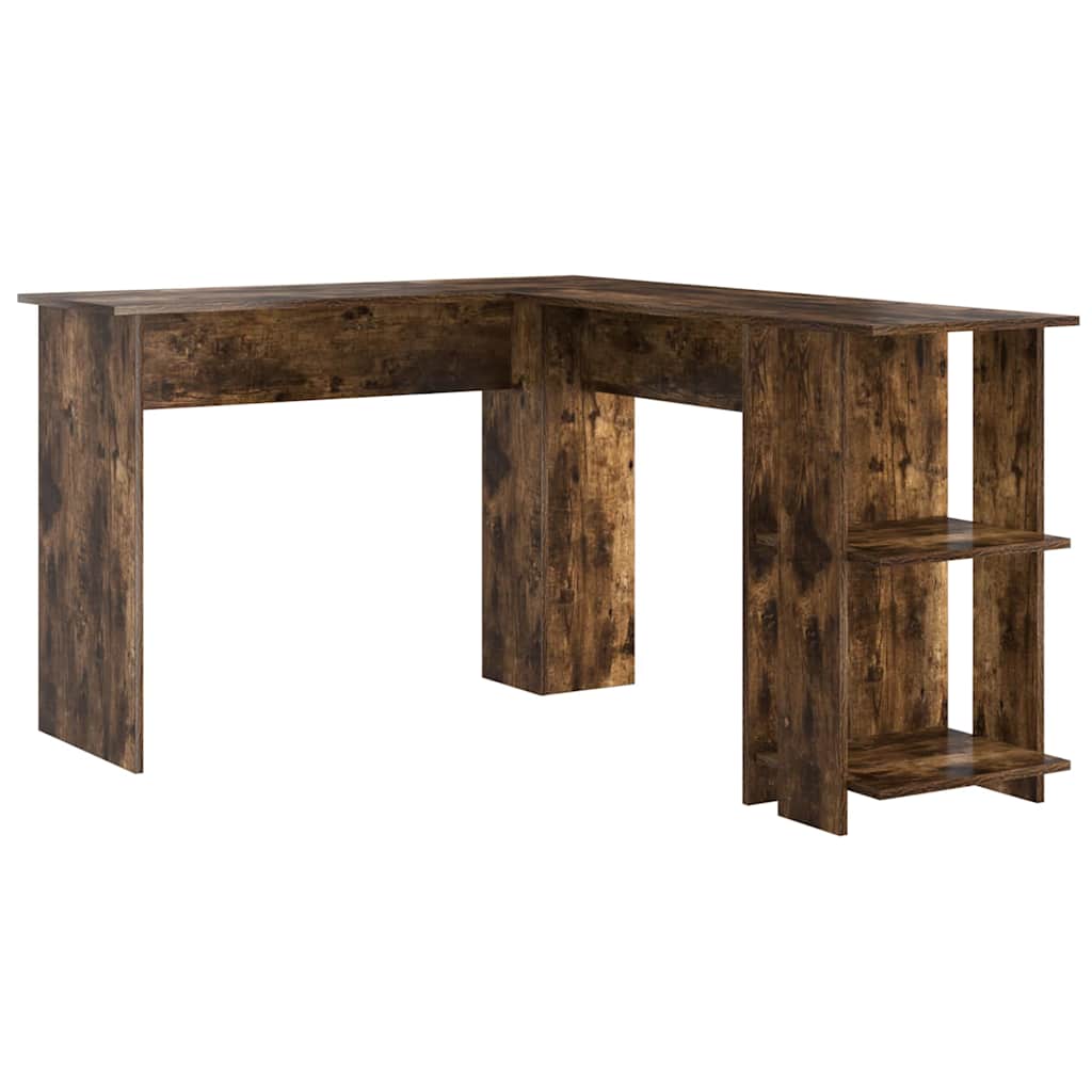 Kutni stol Dimljeni hrast 140 x 113,5 x 75 cm Konstruirano drvo