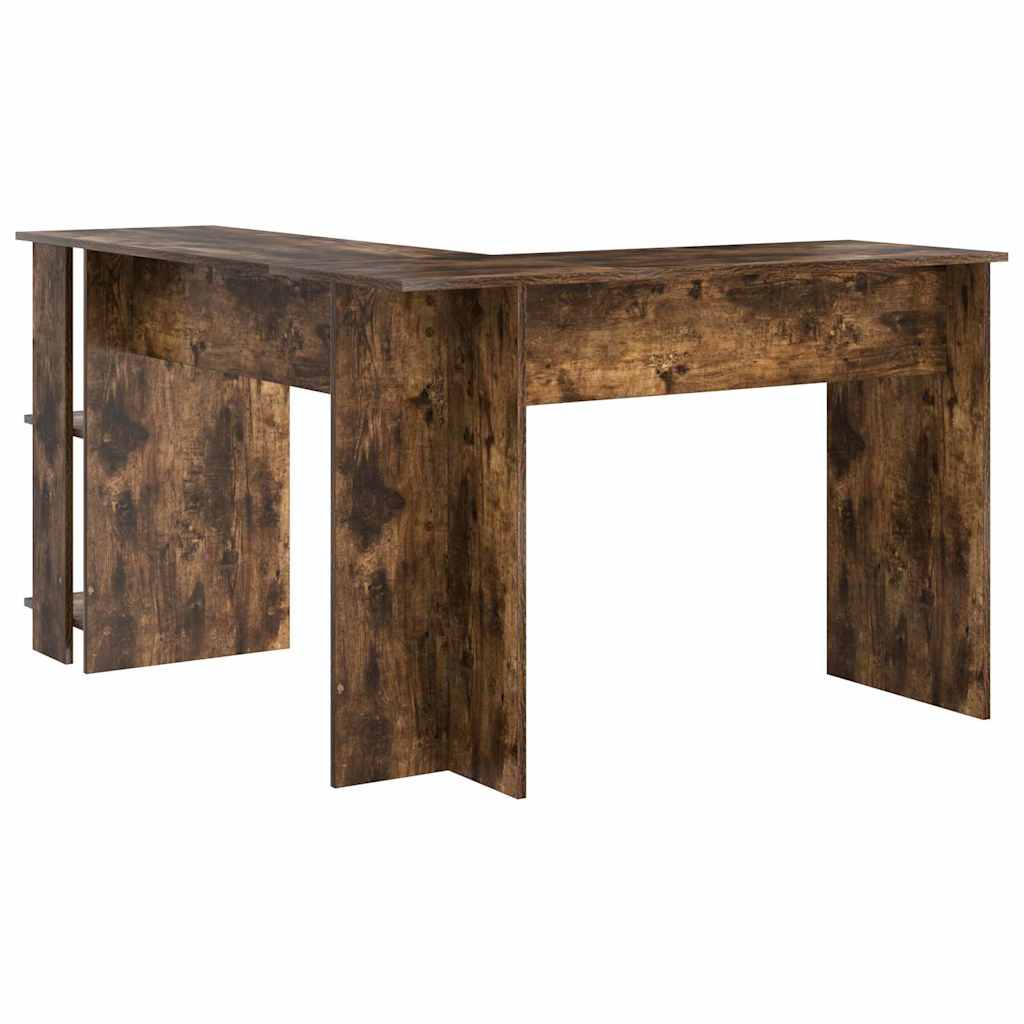Kutni stol Dimljeni hrast 140 x 113,5 x 75 cm Konstruirano drvo