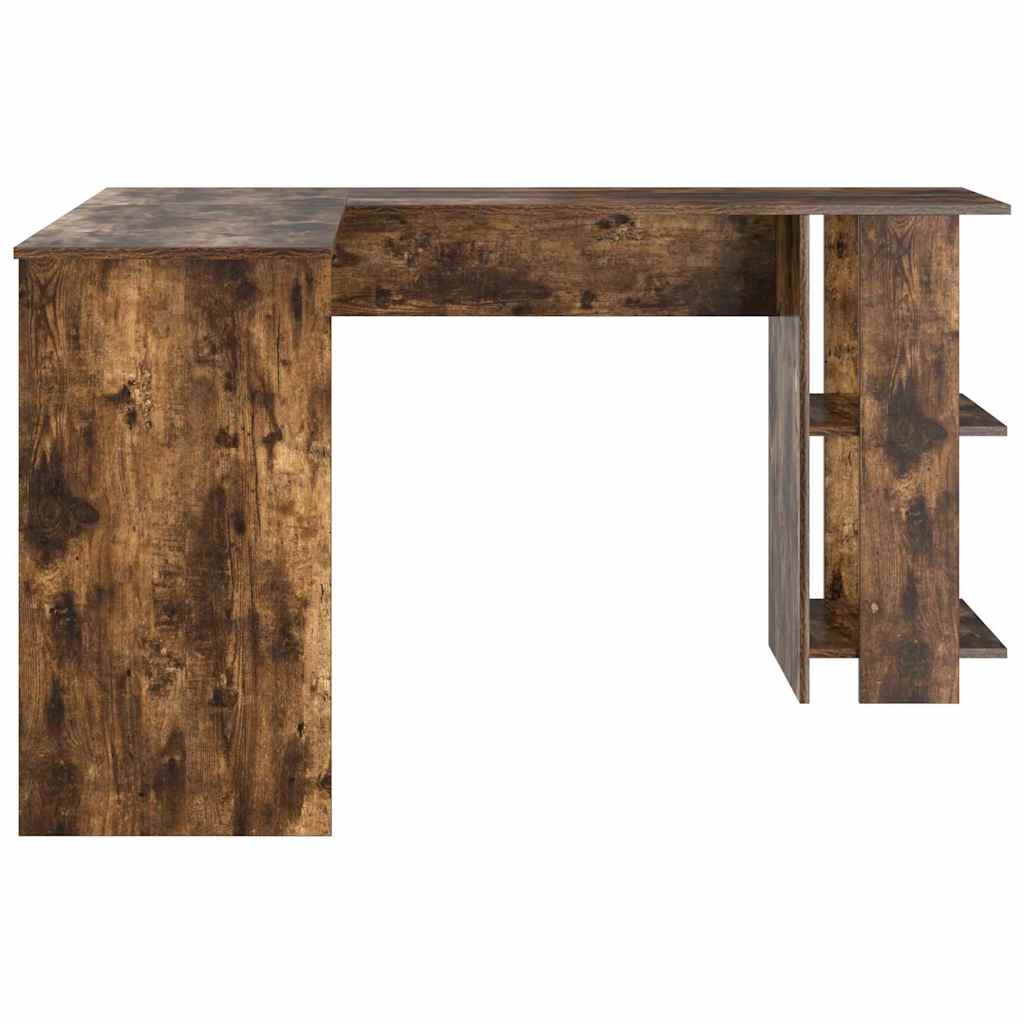 Kutni stol Dimljeni hrast 140 x 113,5 x 75 cm Konstruirano drvo