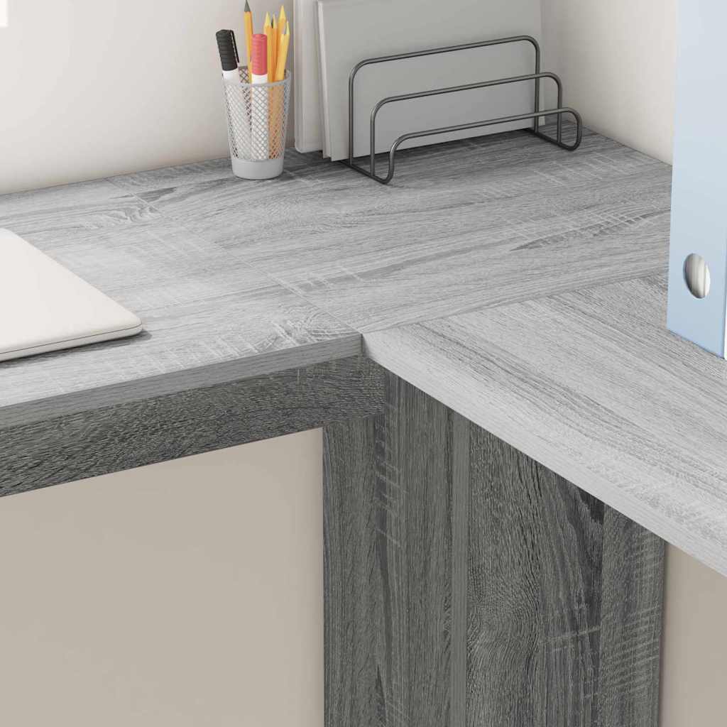 Kutni stol Siva Sonoma 140 x 113,5 x 75 cm Konstruirano drvo