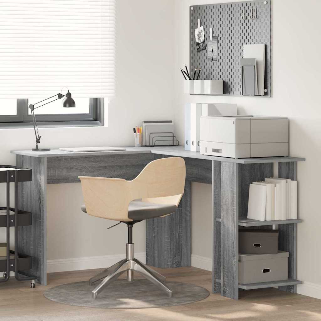 Kutni stol Siva Sonoma 140 x 113,5 x 75 cm Konstruirano drvo