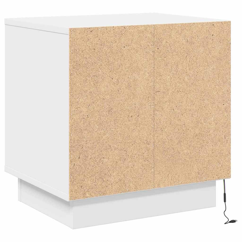 Noćni ormar Bijelo 44 x 34,5 x 45 cm Konstruirano drvo