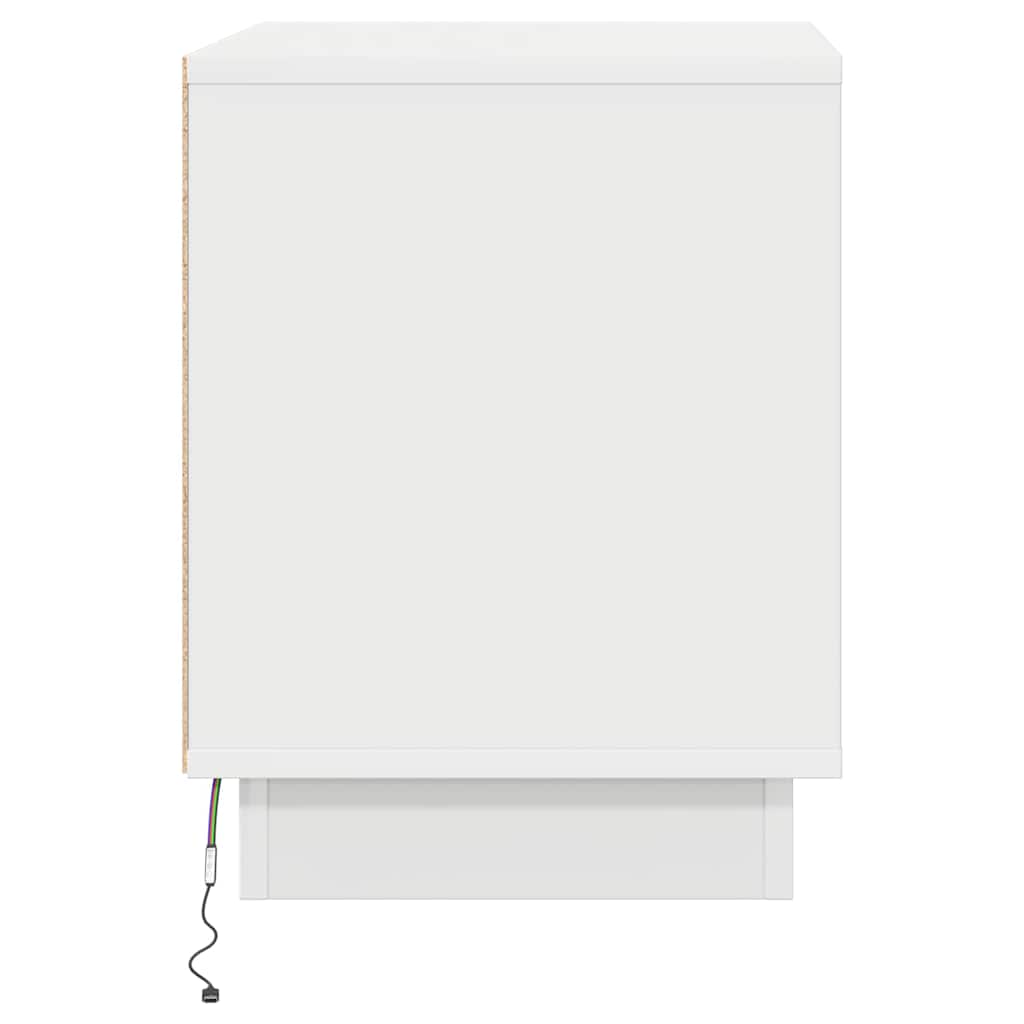 Noćni ormar 2 pcs Bijelo 44 x 34,5 x 45 cm Konstruirano drvo