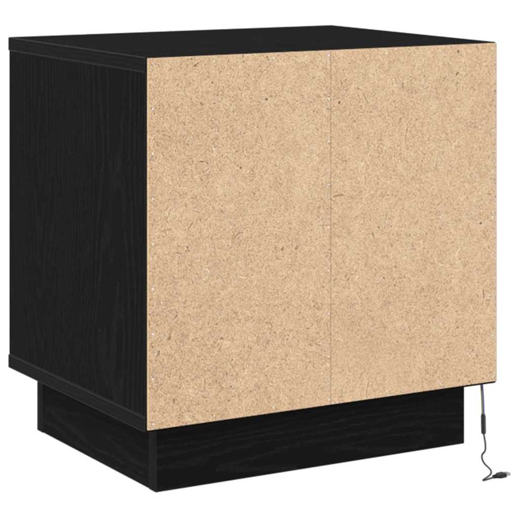 Noćni ormar Crna 44 x 34,5 x 45 cm Konstruirano drvo