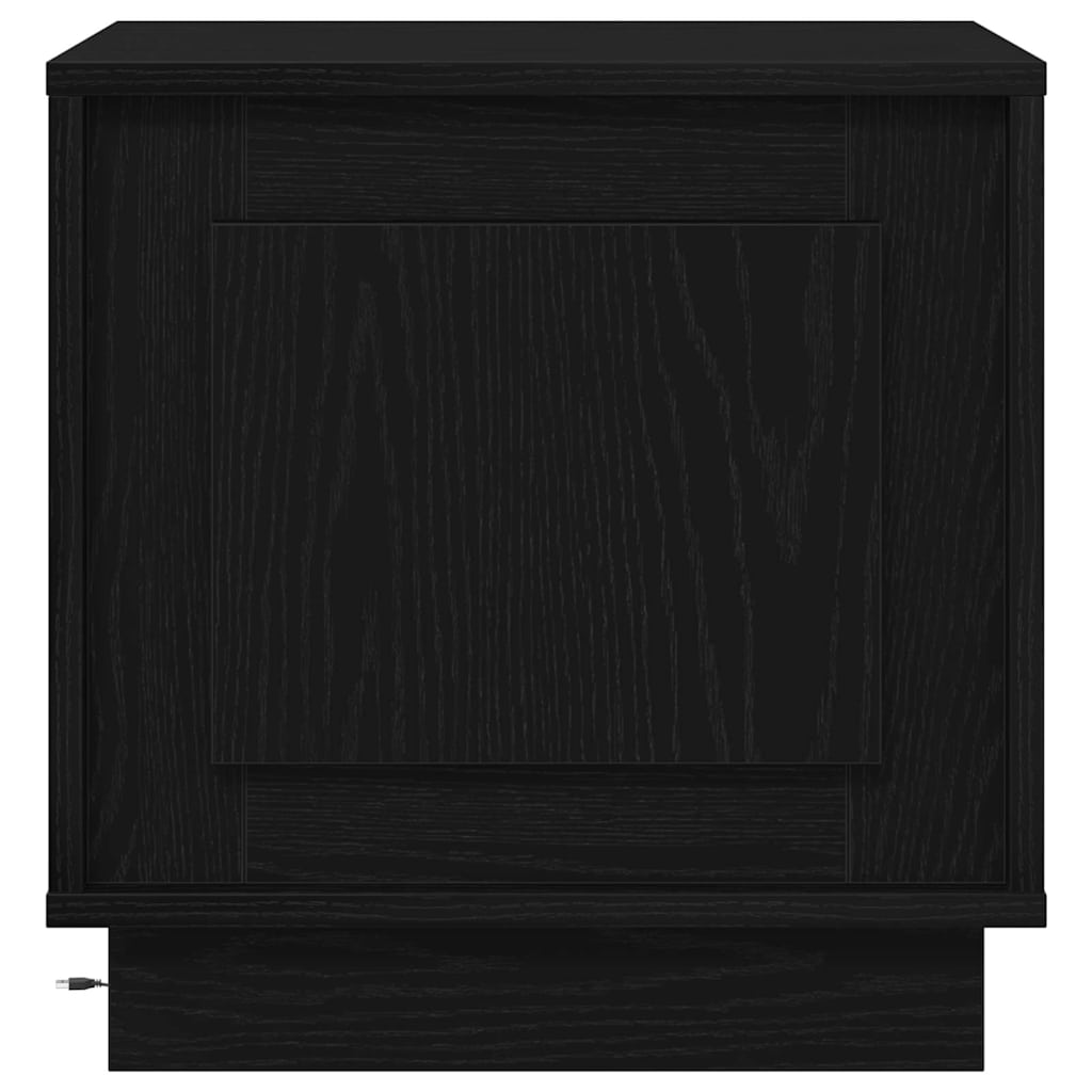 Noćni ormar 2 pcs Crna 44 x 34,5 x 45 cm Konstruirano drvo