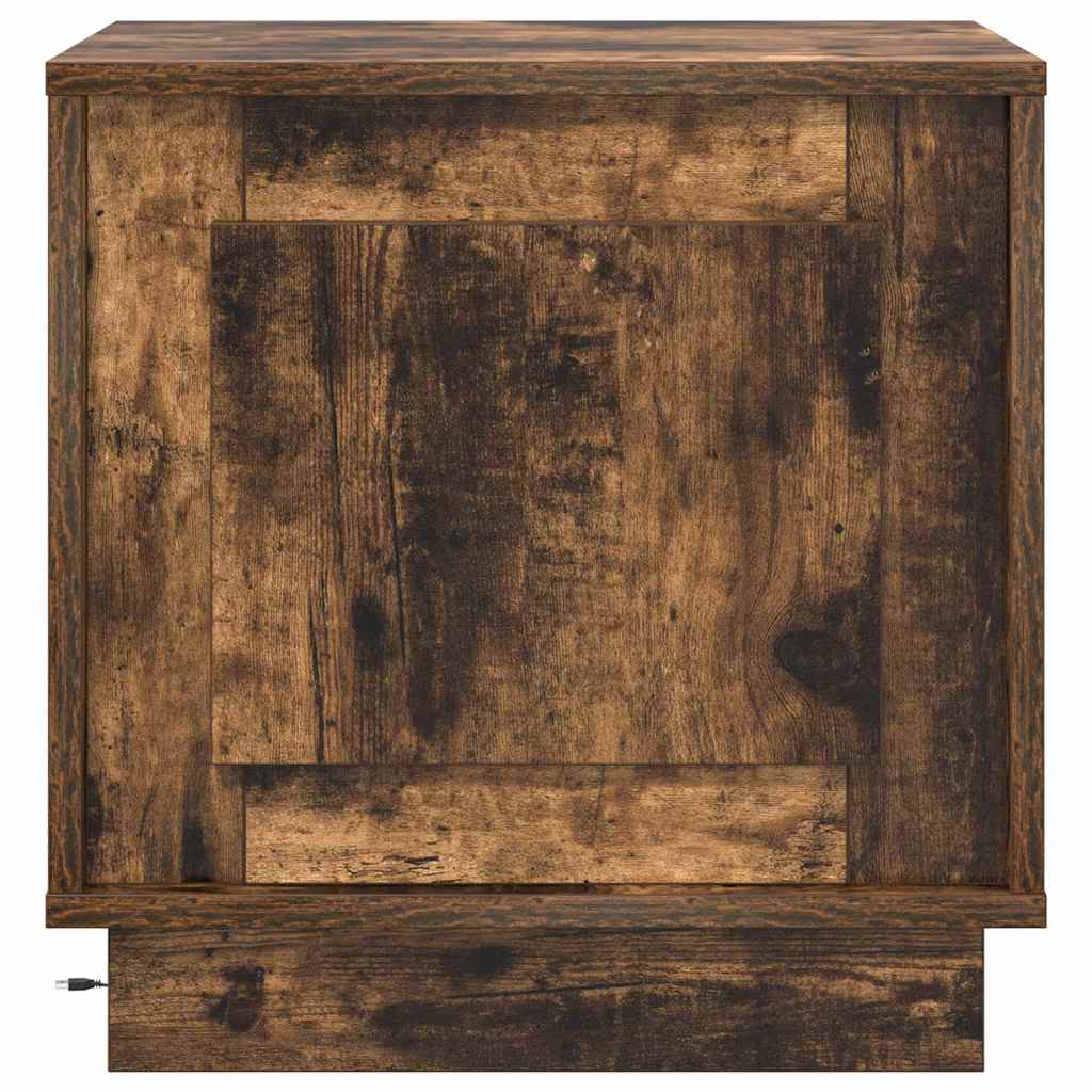 Noćni ormar 2 pcs Dimljeni hrast 44 x 34,5 x 45 cm