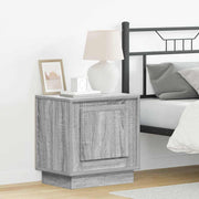 Noćni ormar 2 pcs Siva 44 x 34,5 x 45 cm Konstruirano drvo