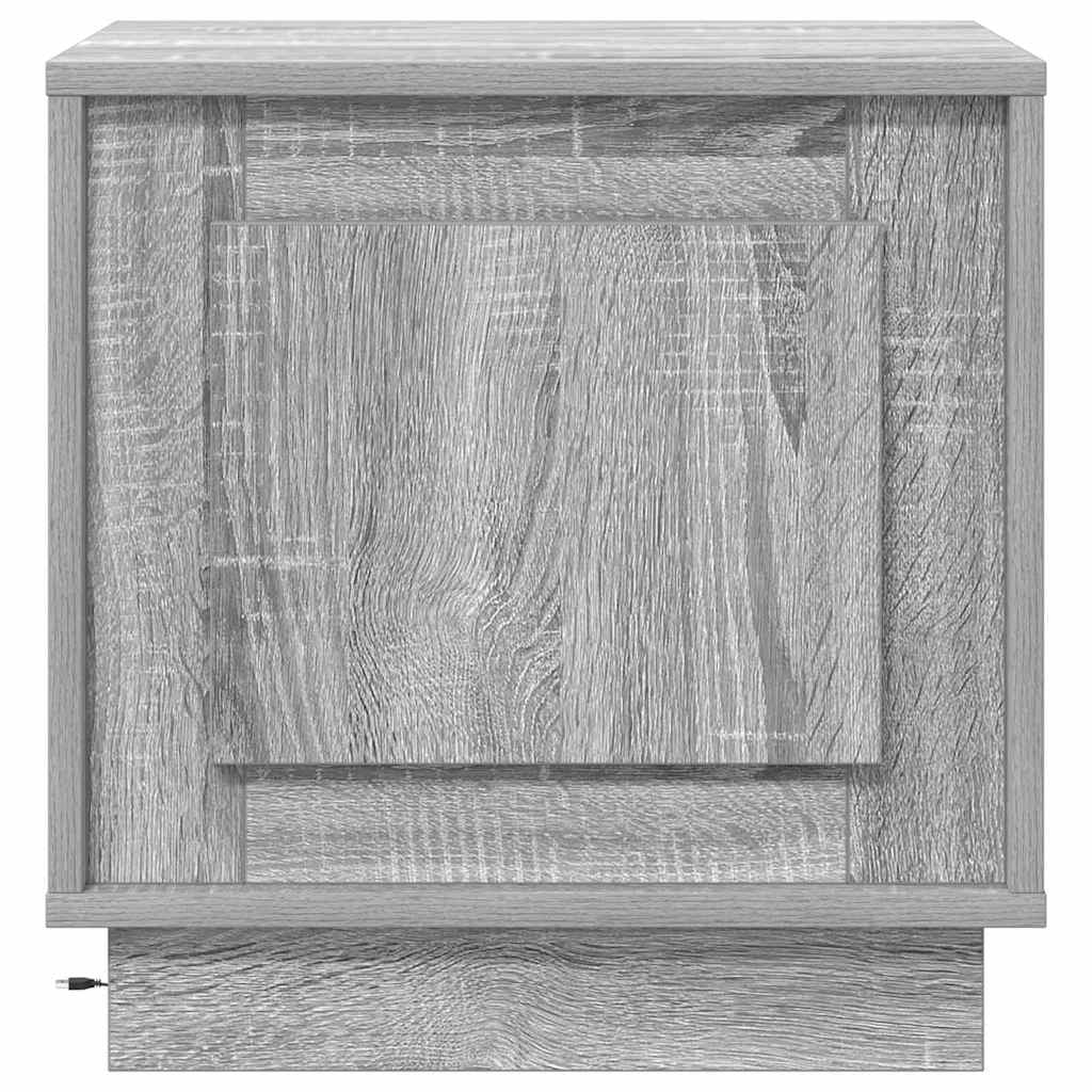 Noćni ormar 2 pcs Siva 44 x 34,5 x 45 cm Konstruirano drvo