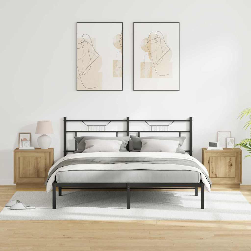 Noćni ormar 2 pcs Umjetnički hrast 44 x 34,5 x 45 cm
