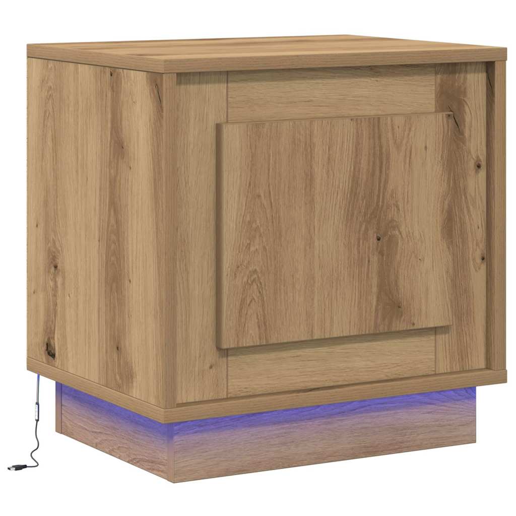 Noćni ormar 2 pcs Umjetnički hrast 44 x 34,5 x 45 cm