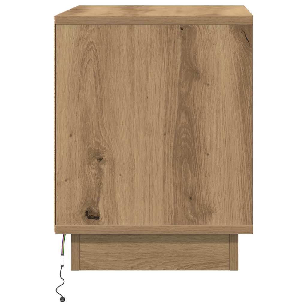 Noćni ormar 2 pcs Umjetnički hrast 44 x 34,5 x 45 cm