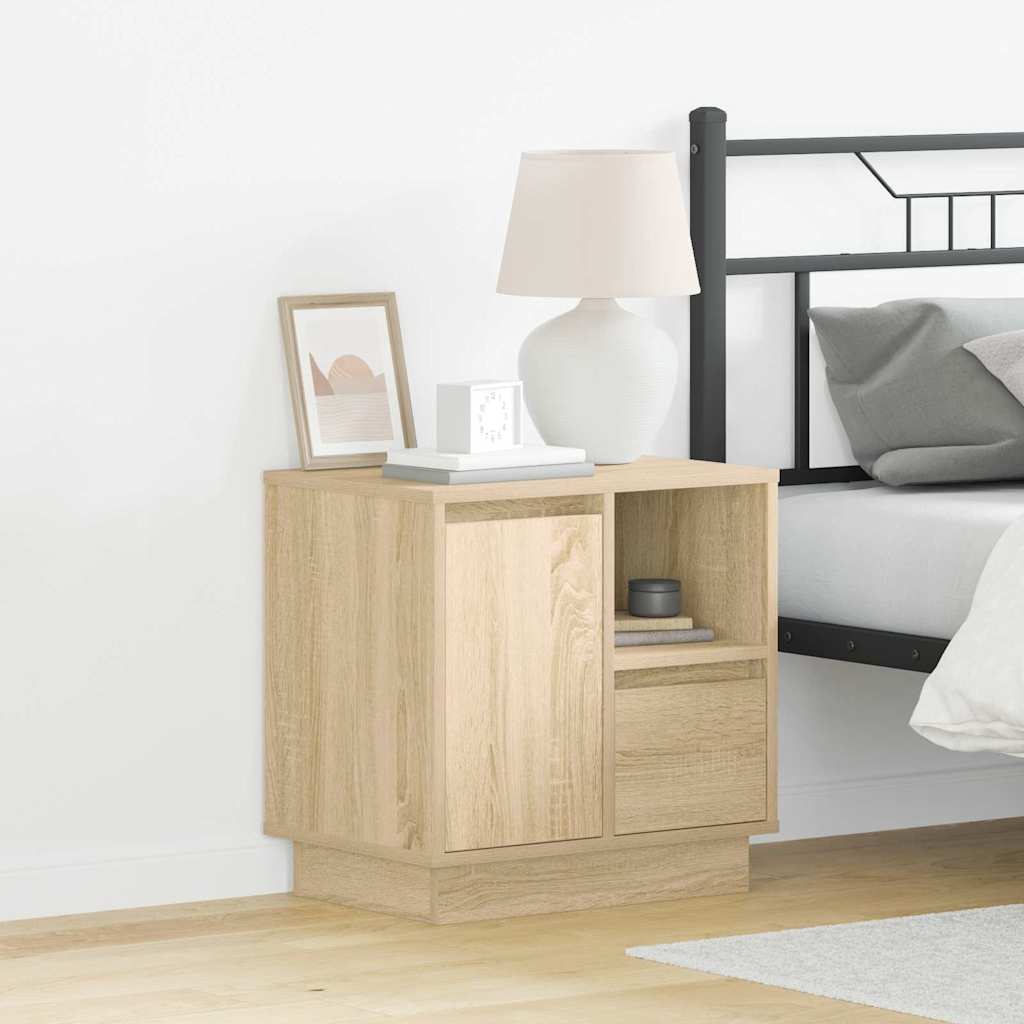 Noćni ormar s ladicama 2 pcs Sonoma hrast 50 x 34,5 x 50 cm.
