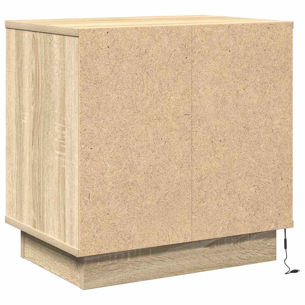 Noćni ormar s ladicama 2 pcs Sonoma hrast 50 x 34,5 x 50 cm.