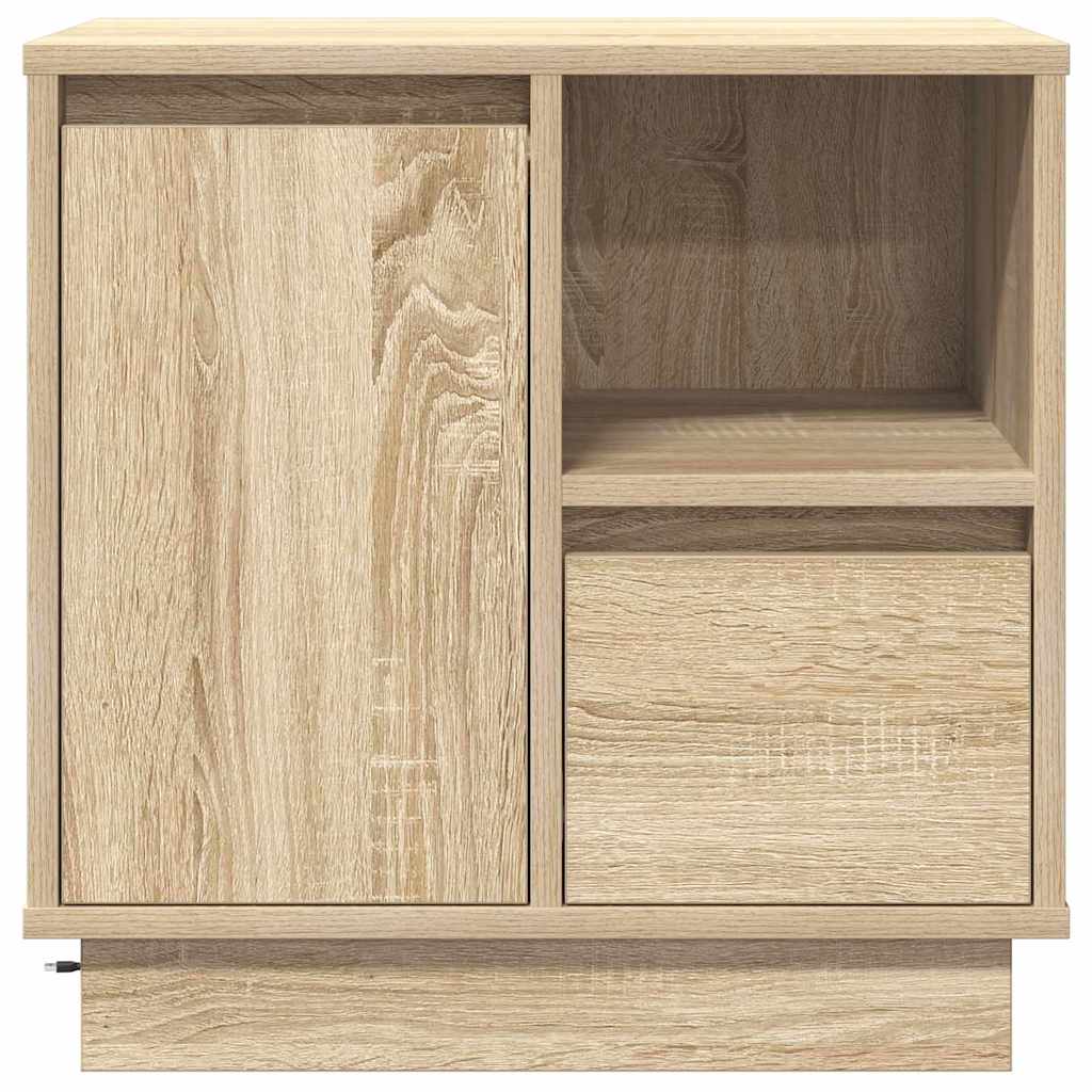Noćni ormar s ladicama 2 pcs Sonoma hrast 50 x 34,5 x 50 cm.