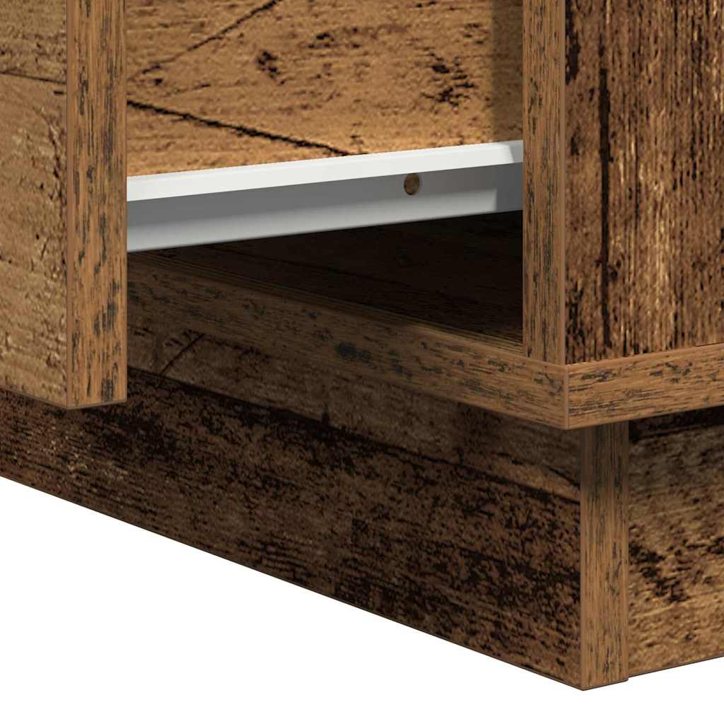 Noćni ormar Staro drvo 50 x 34,5 x 50 cm. Konstruirano drvo