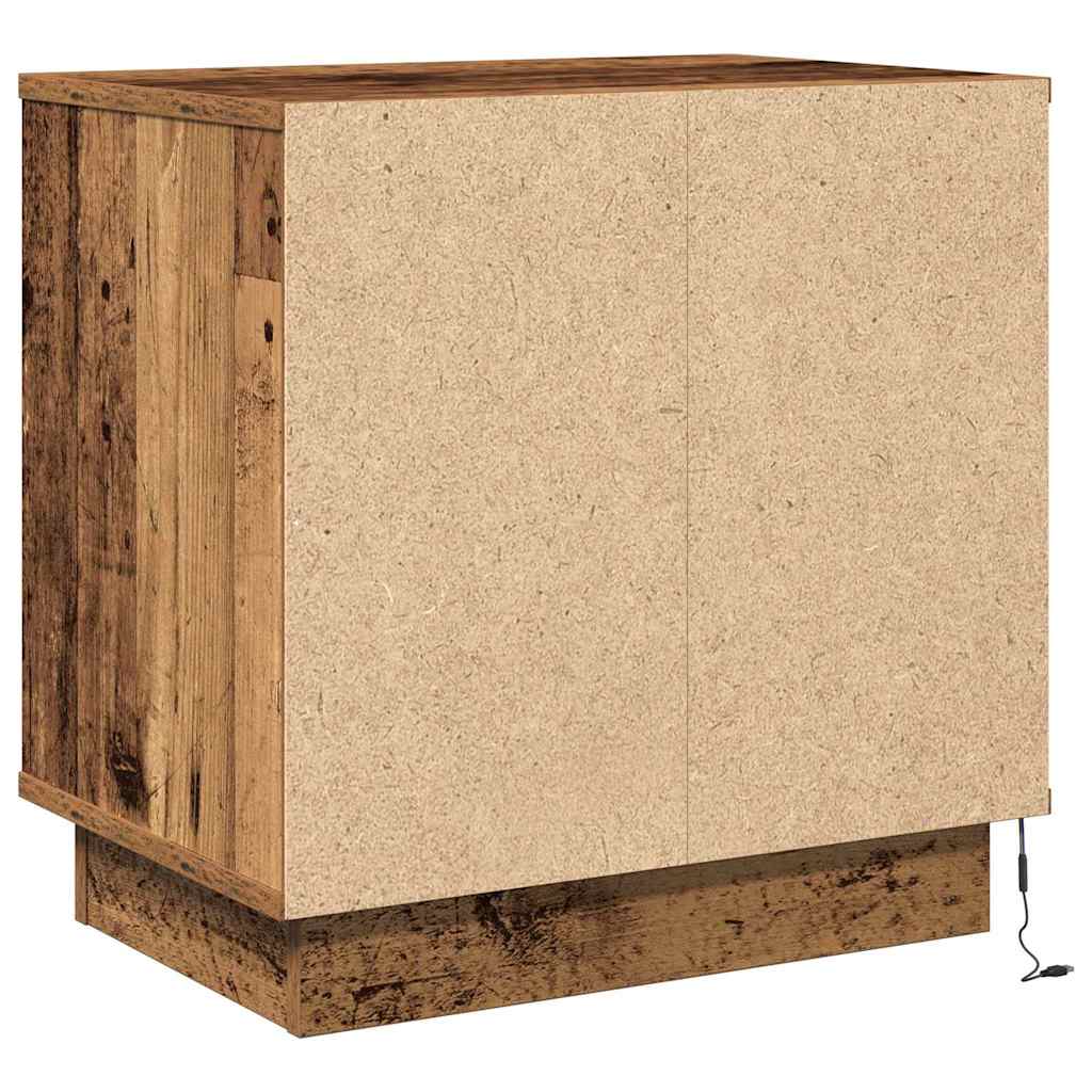 Noćni ormar Staro drvo 50 x 34,5 x 50 cm. Konstruirano drvo