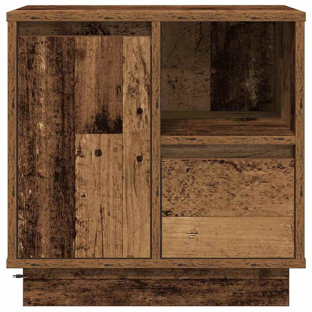 Noćni ormar Staro drvo 50 x 34,5 x 50 cm. Konstruirano drvo