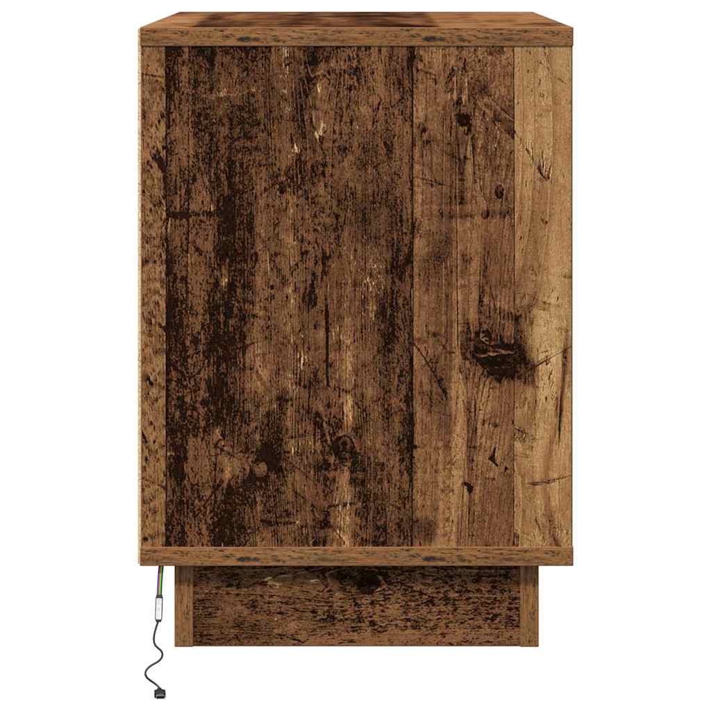 Noćni ormar Staro drvo 50 x 34,5 x 50 cm. Konstruirano drvo
