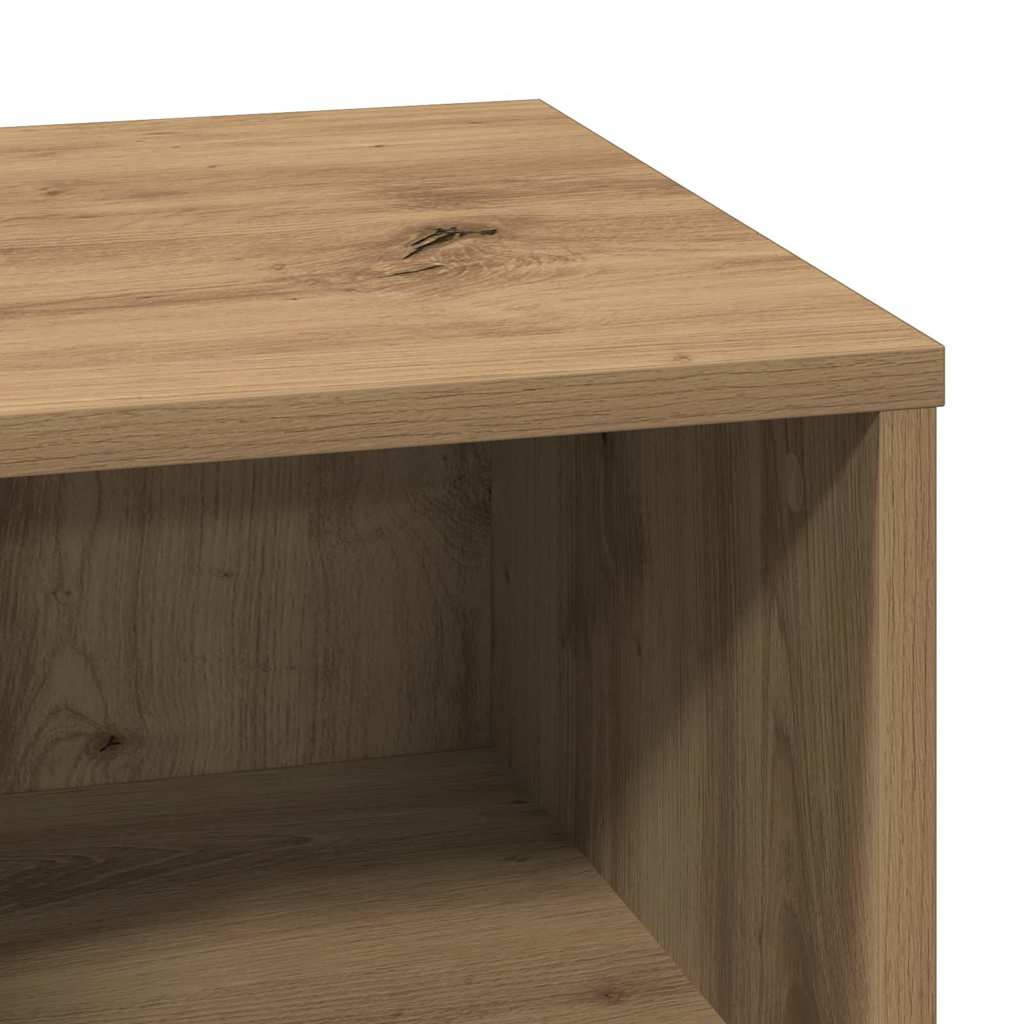 Noćni ormar s ladicama Umjetnički hrast 50 x 34,5 x 50 cm.