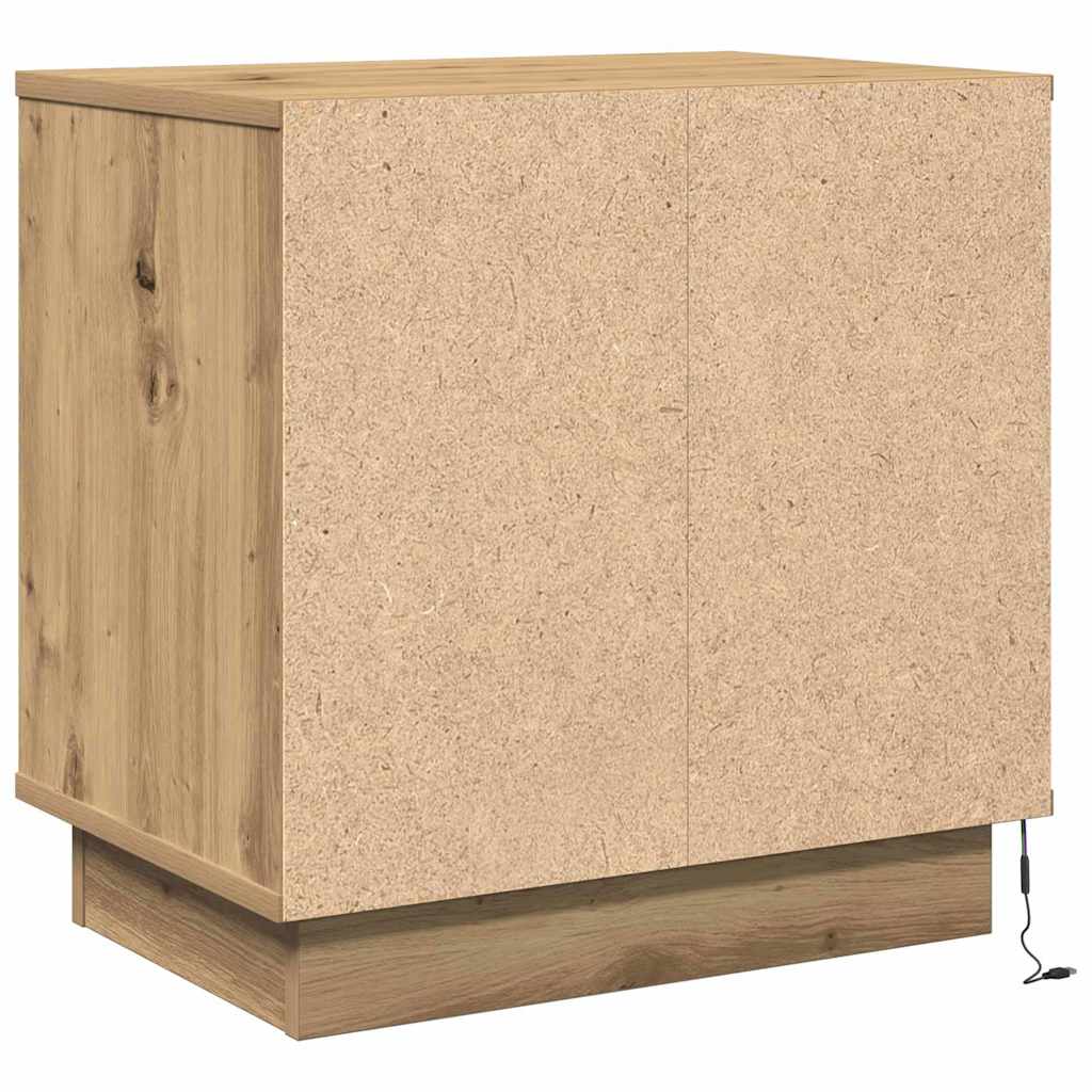 Noćni ormar 2 pcs Umjetnički hrast 50 x 34,5 x 50 cm.