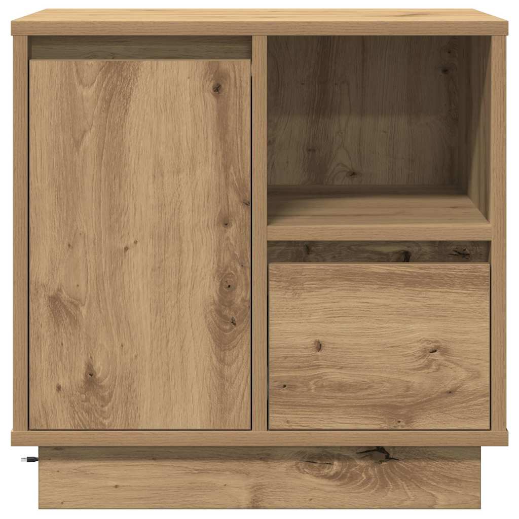 Noćni ormar 2 pcs Umjetnički hrast 50 x 34,5 x 50 cm.