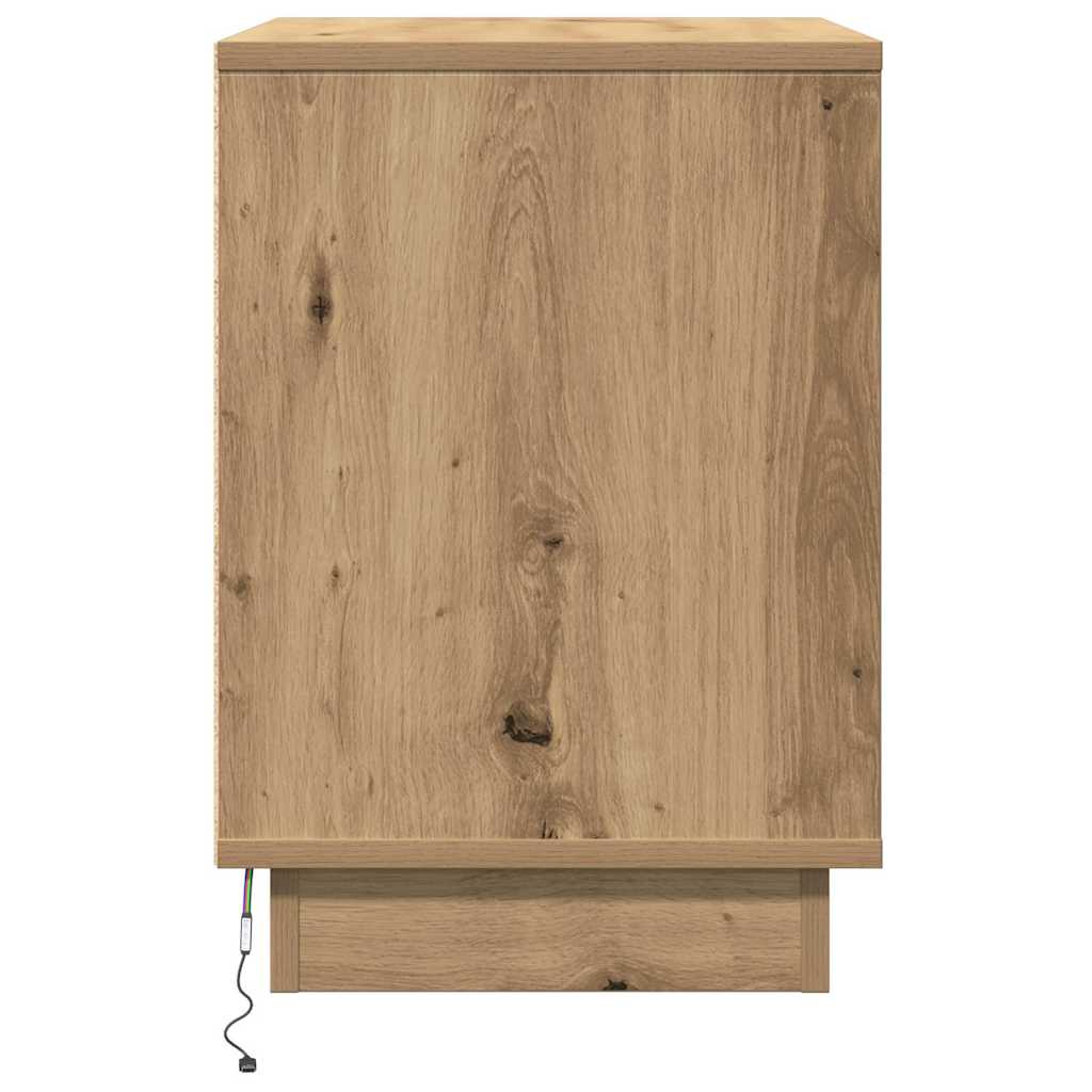 Noćni ormar 2 pcs Umjetnički hrast 50 x 34,5 x 50 cm.