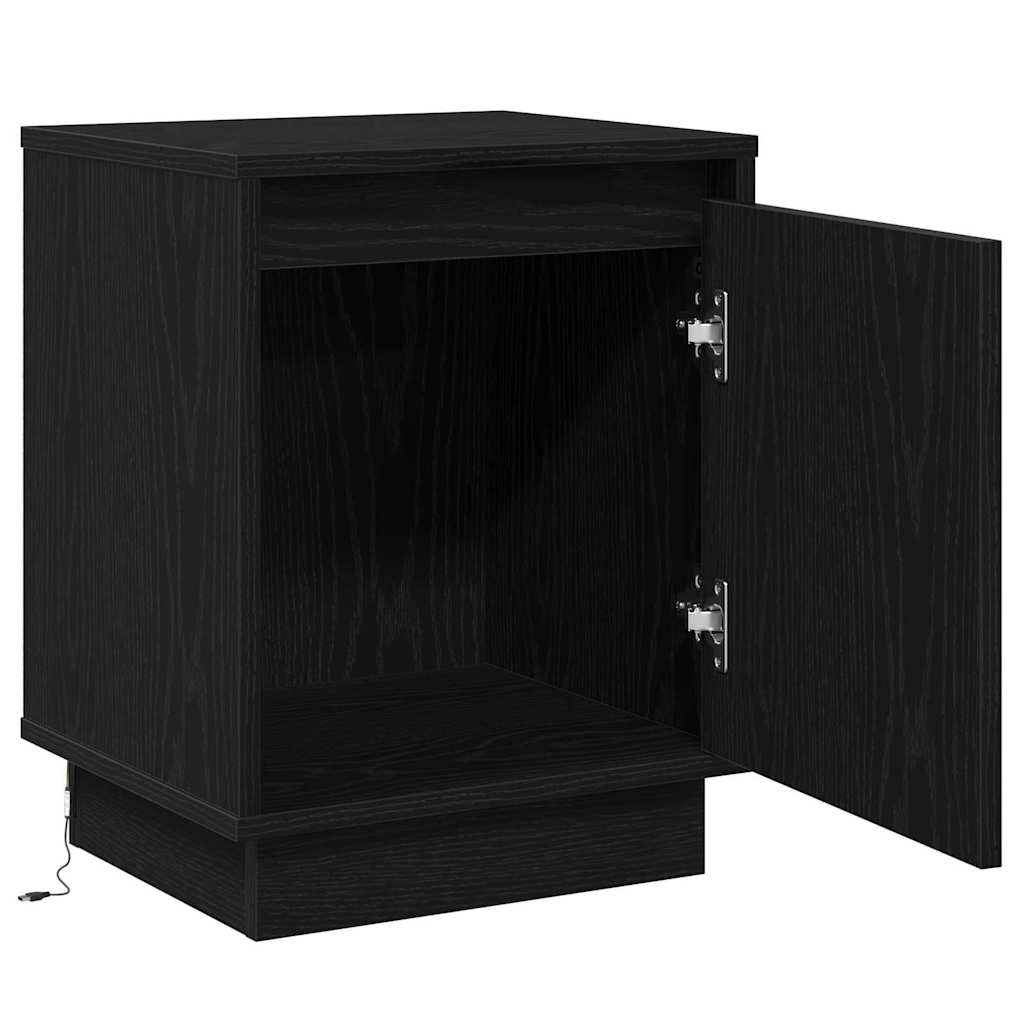 Noćni ormar Crni hrast 39 x 34,5 x 50 cm Konstruirano drvo