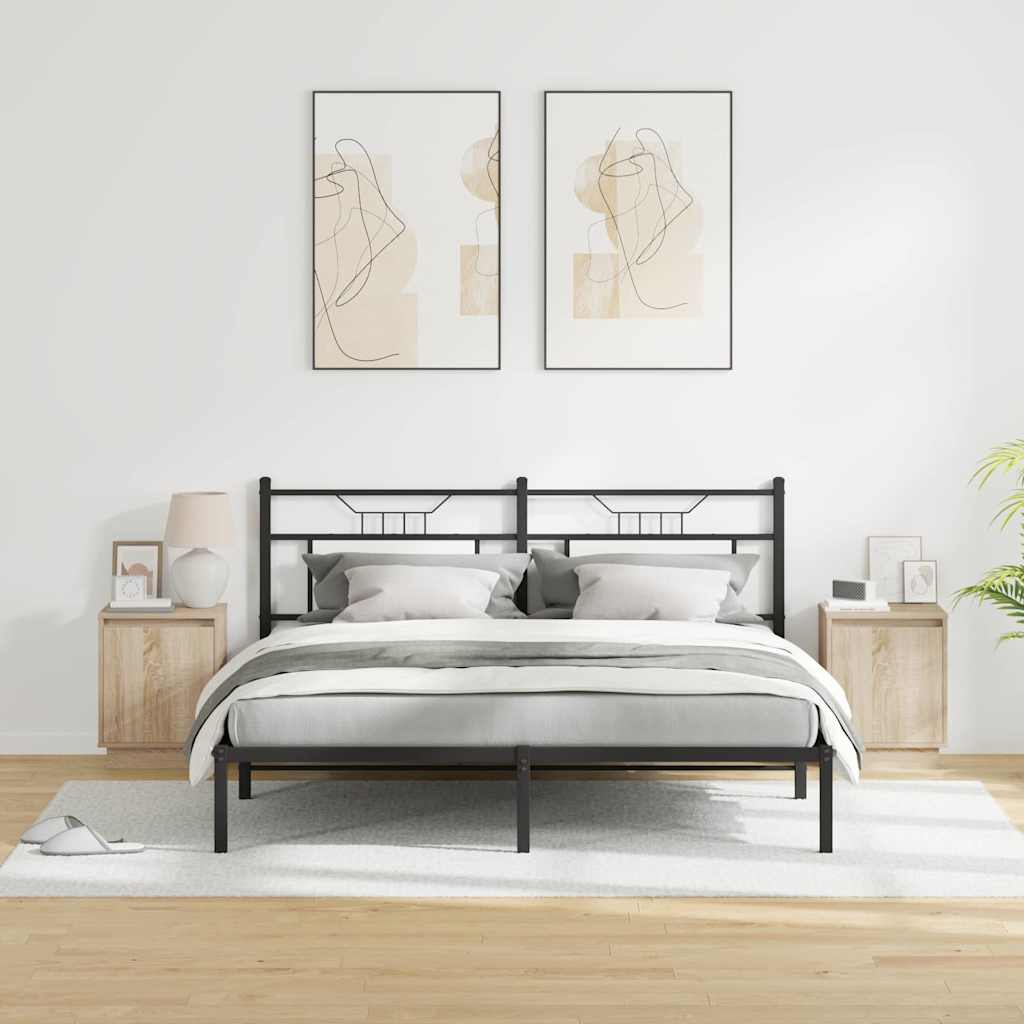 Noćni ormar 2 pcs Sonoma hrast 39 x 34,5 x 50 cm