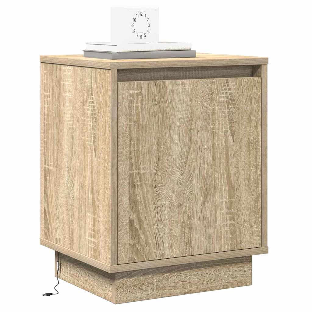 Noćni ormar 2 pcs Sonoma hrast 39 x 34,5 x 50 cm