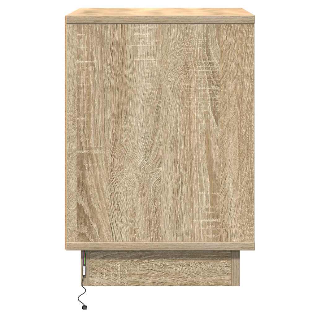 Noćni ormar 2 pcs Sonoma hrast 39 x 34,5 x 50 cm