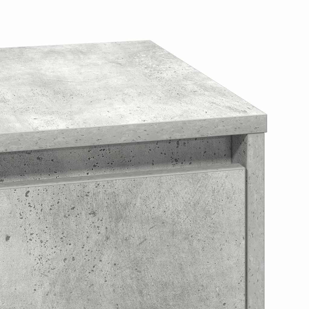 Noćni ormar Betonski sivi 39 x 34,5 x 50 cm Konstruirano drvo