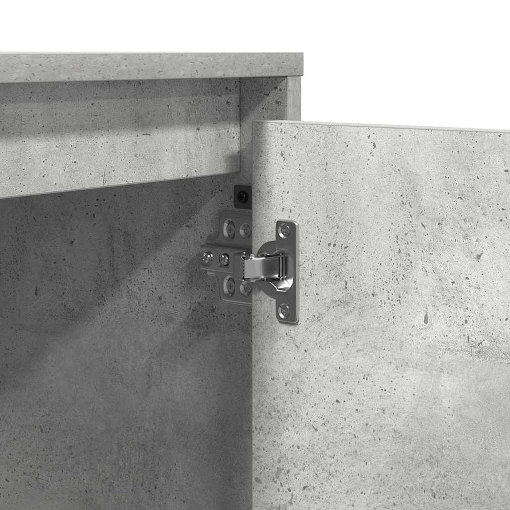 Noćni ormar Betonski sivi 39 x 34,5 x 50 cm Konstruirano drvo
