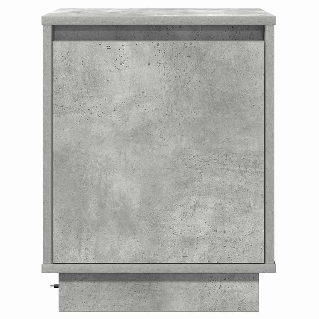 Noćni ormar 2 pcs Betonski sivi 39 x 34,5 x 50 cm