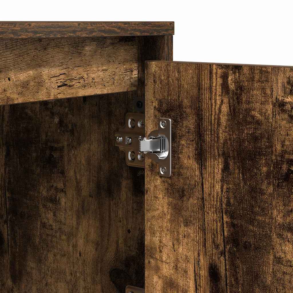 Noćni ormar s 2 pcs Dimljeni hrast 39 x 34.5 x 50 cm