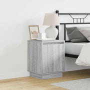 Noćni ormar 2 pcs Siva 39 x 34,5 x 50 cm Konstruirano drvo
