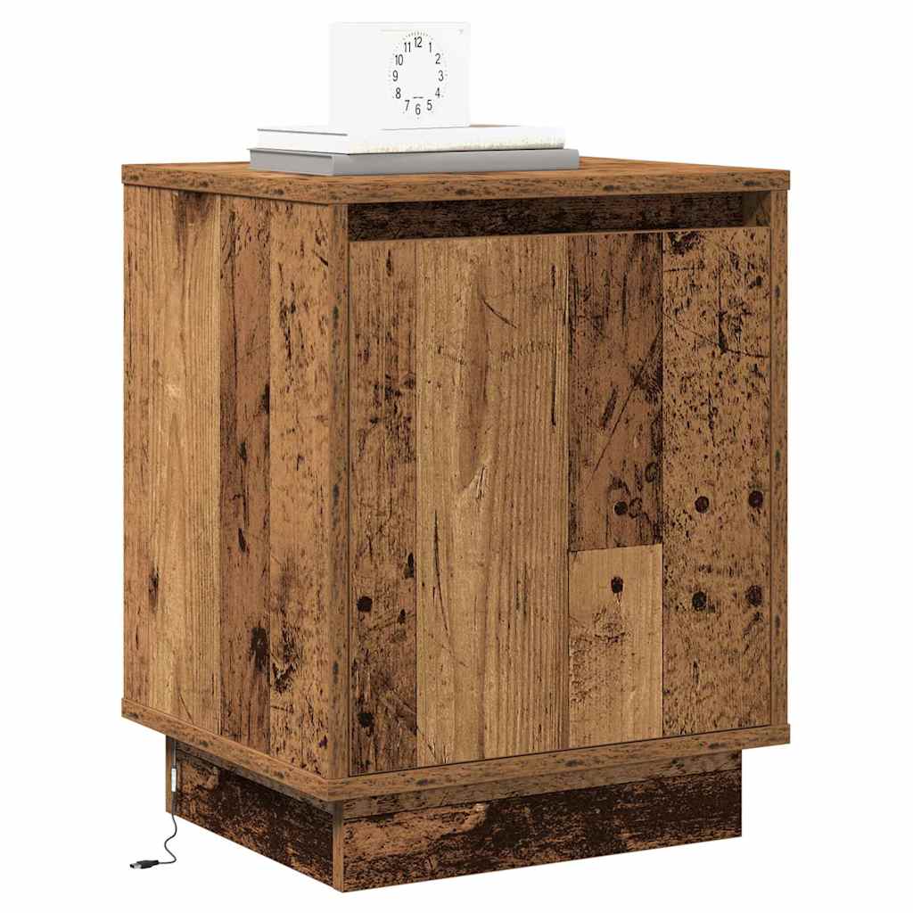 Noćni ormar Staro drvo 39 x 34,5 x 50 cm Konstruirano drvo