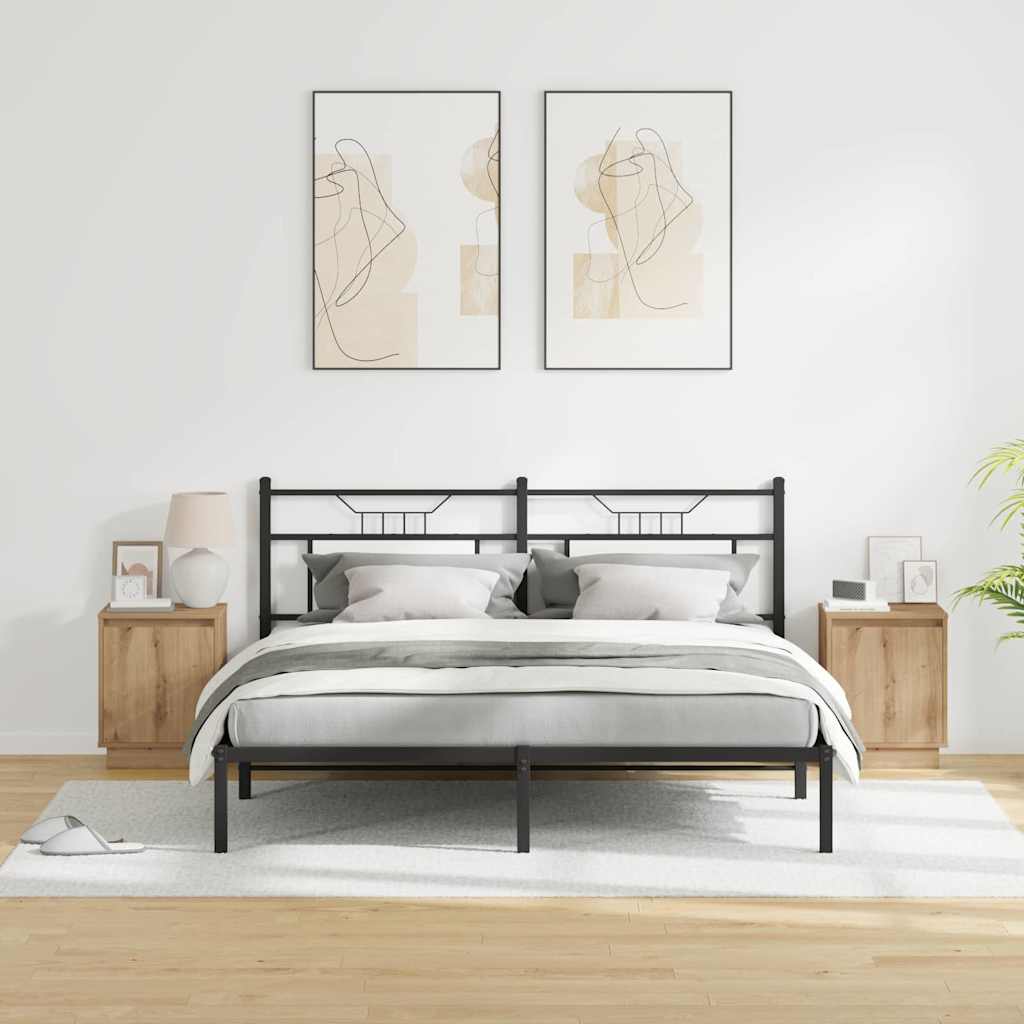 Noćni ormar 2 pcs Umjetnički hrast 39 x 34,5 x 50 cm