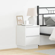Noćni ormar 2 pcs Bijelo 39 x 34,5 x 50 cm Konstruirano drvo