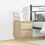 Noćni ormar s ladicama 2 pcs Sonoma hrast 39 x 34,5 x 50 cm