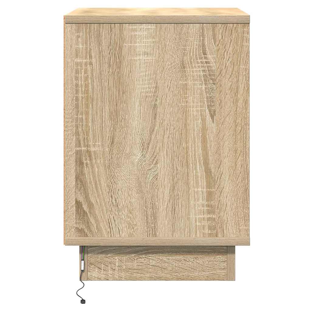 Noćni ormar s ladicama 2 pcs Sonoma hrast 39 x 34,5 x 50 cm