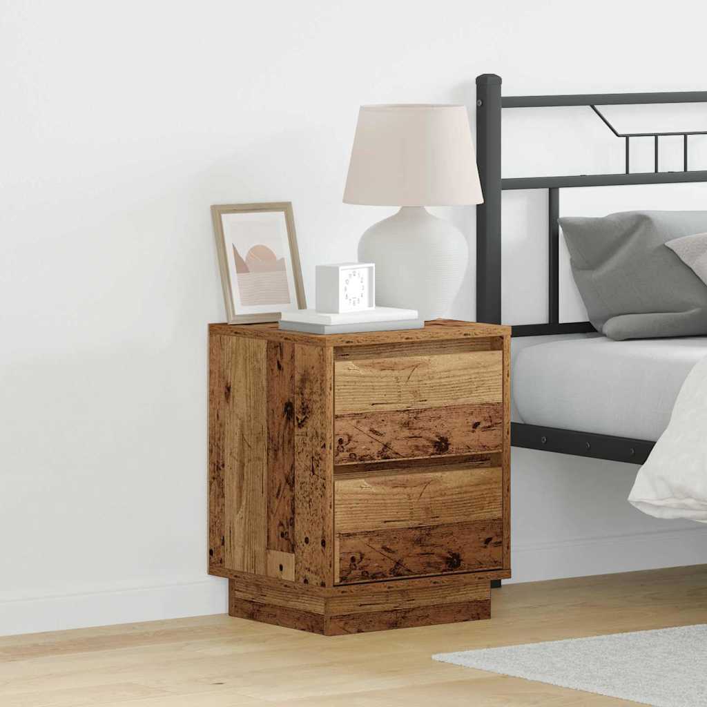 Noćni ormar Staro drvo 39 x 34,5 x 50 cm Konstruirano drvo