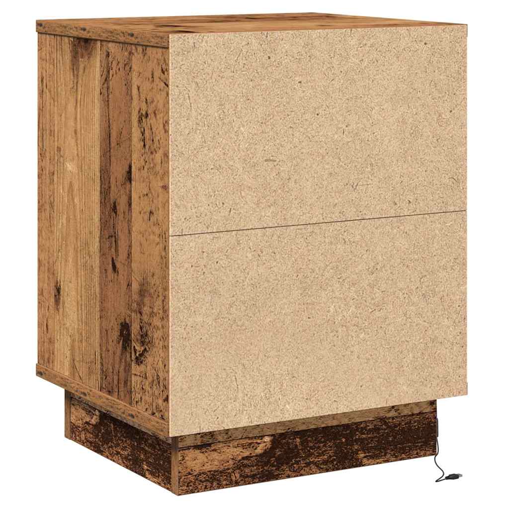 Noćni ormar Staro drvo 39 x 34,5 x 50 cm Konstruirano drvo