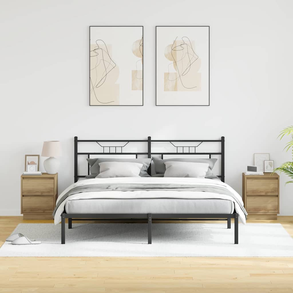 Noćni ormar s ladicama 2 pcs Umjetnički hrast 39 x 34,5 x 50 cm